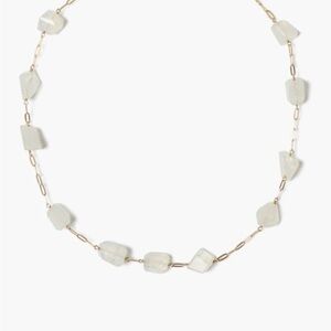 Chan Luu Elegant Gold and White Necklace